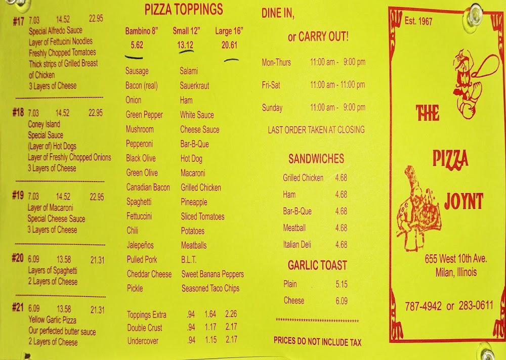 Pizza Joynt Taco Pizza